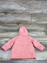 Cat & Jack Zip Up Fleece Lined Jacket Pink sz 18m