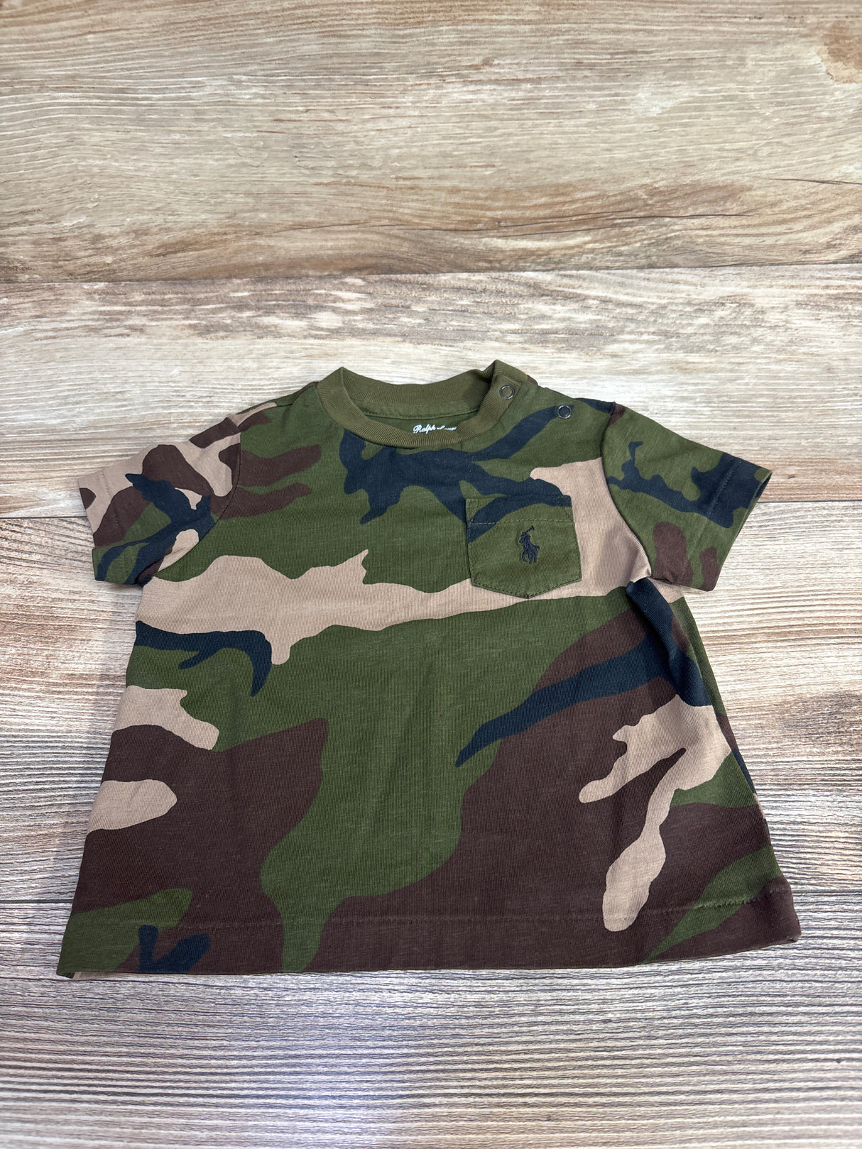 Ralph Lauren Camo Shirt Green sz 6m