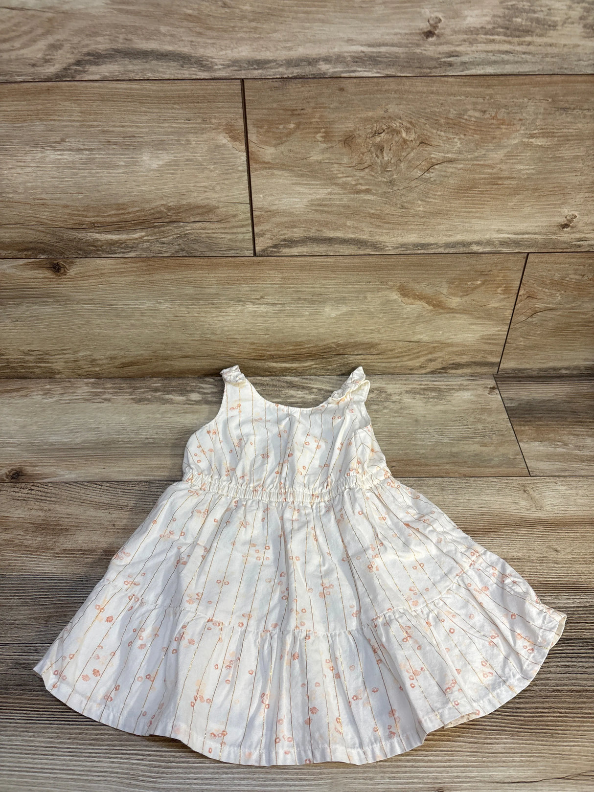 Carter's Striped Dress White sz 2T