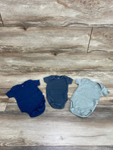 Honest Baby 3pk Bodysuits Green sz Newborn