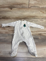 Old Navy Christmas Tree Sleeper Taupe sz 3-6m
