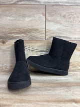 NEW Cat & Jack Holland Shearling Style Boots Black sz 1Y