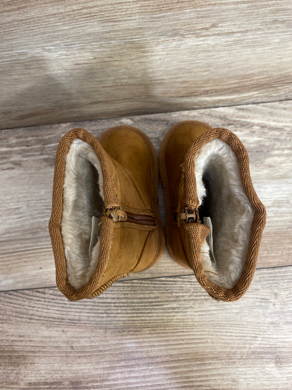 Harper Canyon Seude Tall Shearling Boots Brown sz 5c