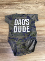 Rabbit Skins Dad's Dude Camo Bodysuit Green sz 6m