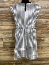 Seraphine Striped Nursing Dress White sz Small