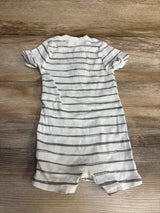 Rachel Zoe Striped Henley Romper White sz 24m