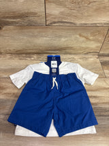 NEW Baby Gap 2pc Shirt & Shorts Set White sz 2T