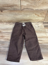 NEW Little Co. Pull-On Drawstring Trousers Brown sz 18m