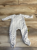 Nested Bean Zen Footie PJ White sz 6-9m
