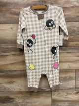 NEW Boxlunch Studio Ghibli Spirited away Soot Sprites Zippered Romper Beige sz 12m
