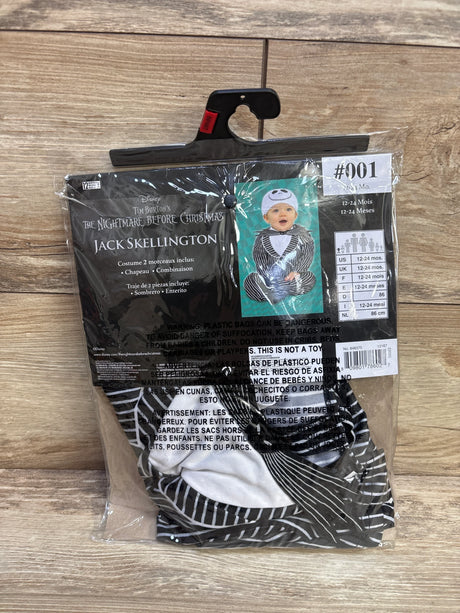 Disney 2pc Jack Skellington Costume Black sz 12-24m - Me n Mommy To Be