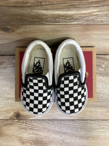 NEW Vans Slip-On Checkerboard Skate Shoes sz 4c