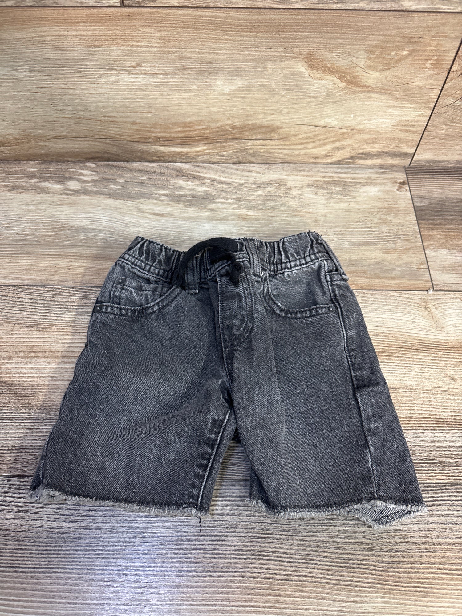Baby Gap Denim Drawstring Shorts Grey sz 3T