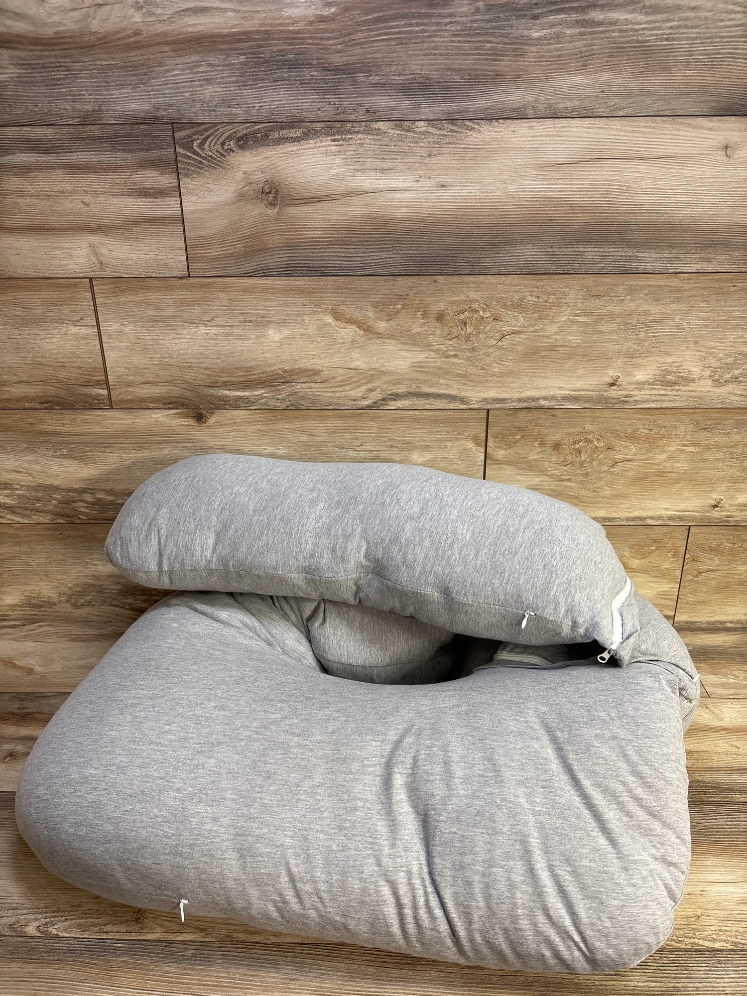 Pharmedoc Pregnancy Pillows, U-Shape Full Body Pillow Grey