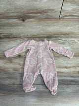 Carter's Butterfly Waffle Knit Sleeper Pink sz Newborn