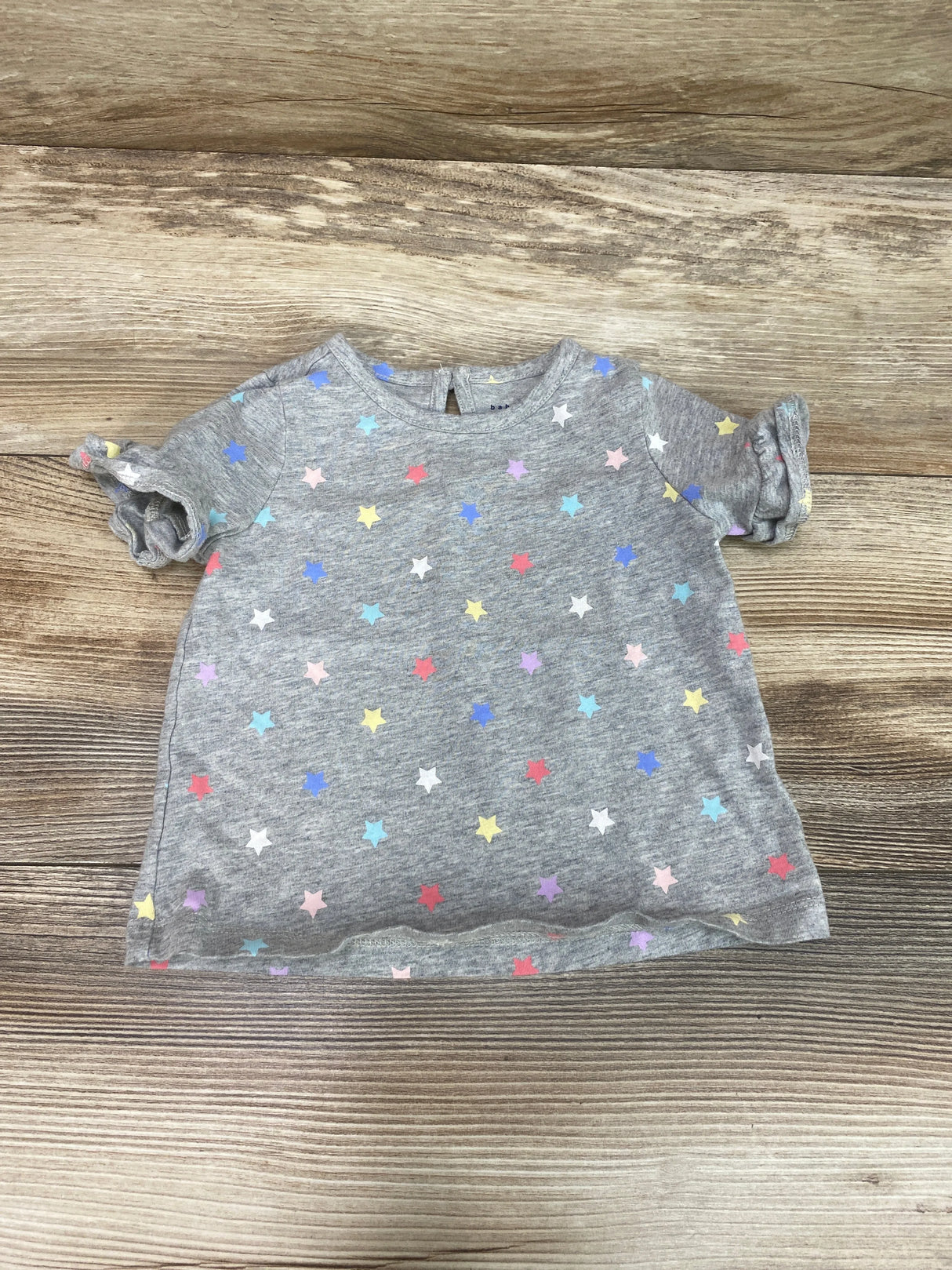 Baby Gap Star Print Shirt Grey sz 6-12m