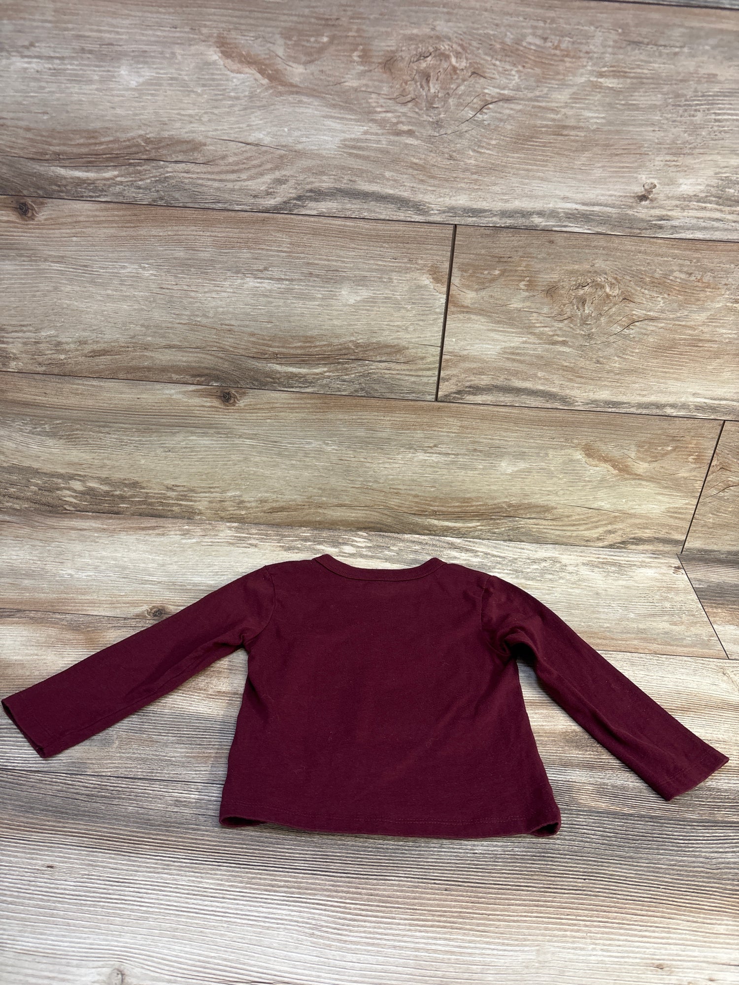 Children's Place Shirt Maroon sz 18-24m