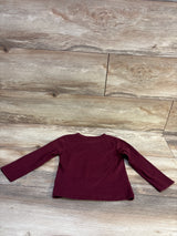 Children's Place Shirt Maroon sz 18-24m