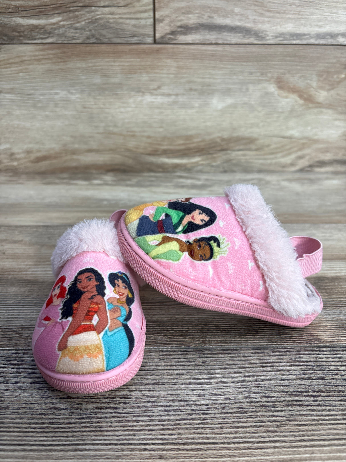 Ground Up Disney Princess Slippers Pink sz 7/8c