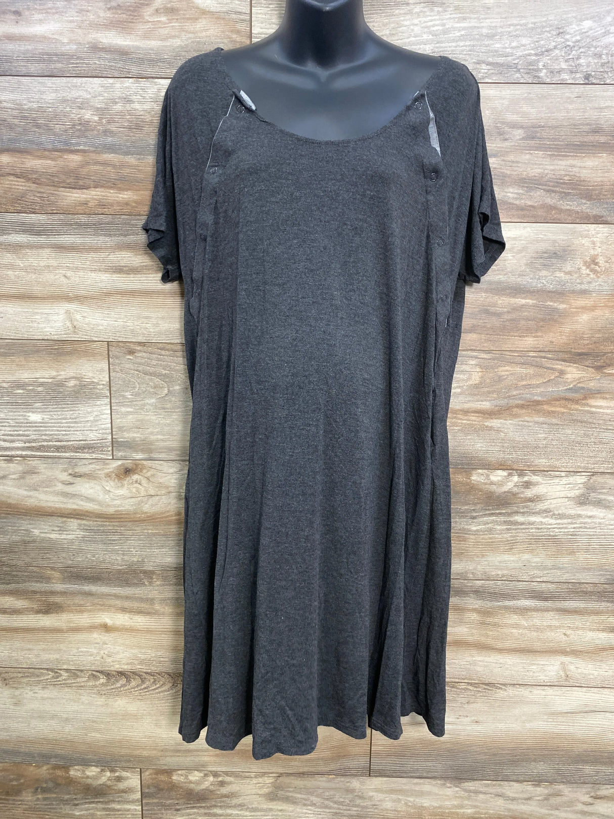 Frida Delivery & Nursing Gown Grey One Size