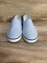 Janie & Jack Oxford Cotton Slip On Sneakers Zen Blue sz 12c - Me n Mommy To Be