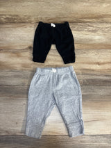 Carter's 2pk Pull On Pants Black sz 3m