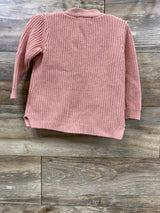 H&M Oversized Cardigan Light Dusty Pink sz 2T