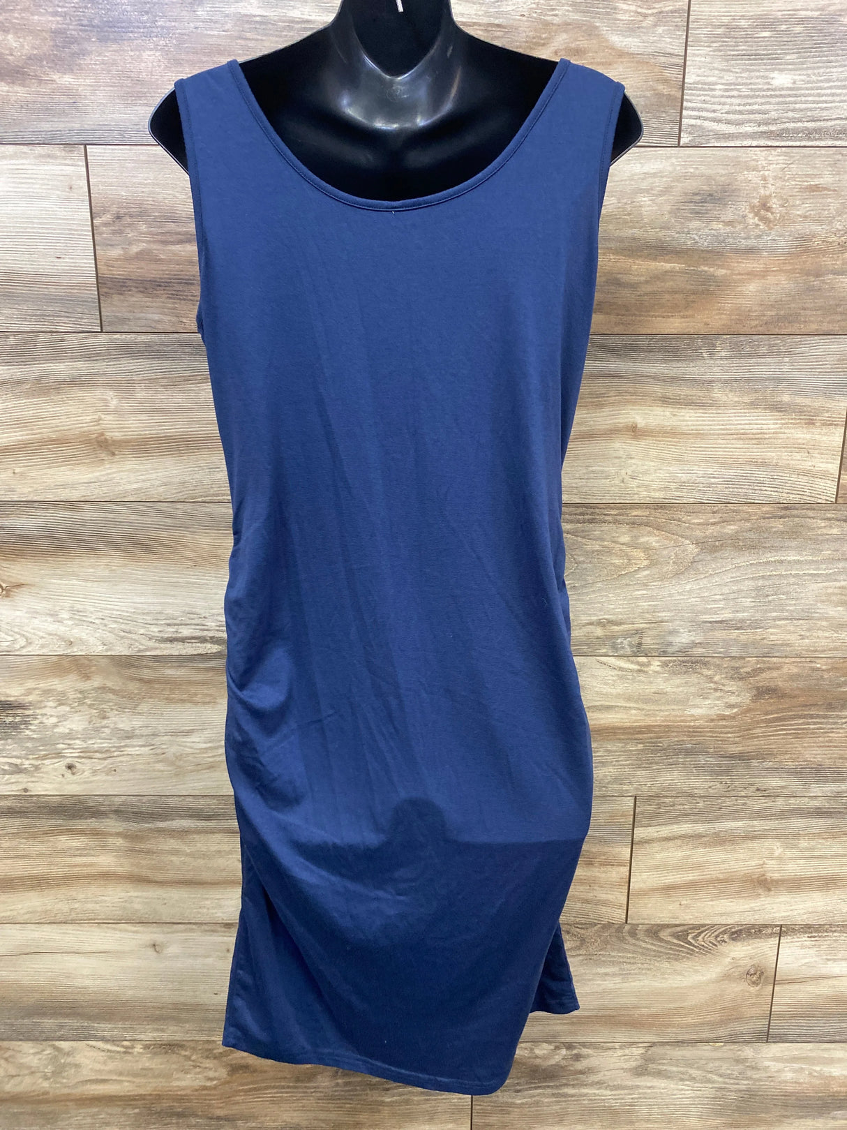 Ruched Maternity Dress Navy sz Large