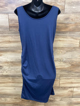 Ruched Maternity Dress Navy sz Large