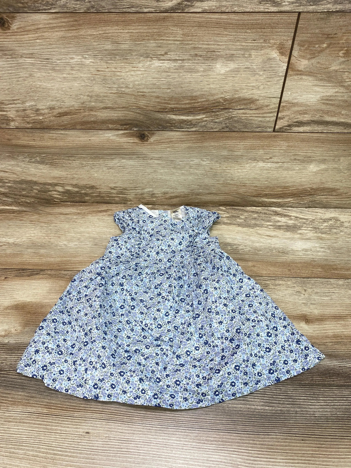 OshKosh Blue Floral Dress sz 12m - Me 'n Mommy To Be