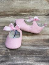 Lucky Brand Bow Mary Jane Crib Shoes Pink sz 4c