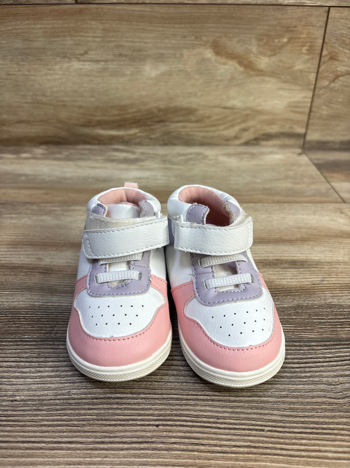 Children's Place First Steps Colorblock High Top Sneakers White sz 4c