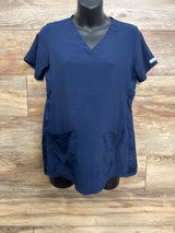 Medcouture Maternity Scrub Top Navy sz Small
