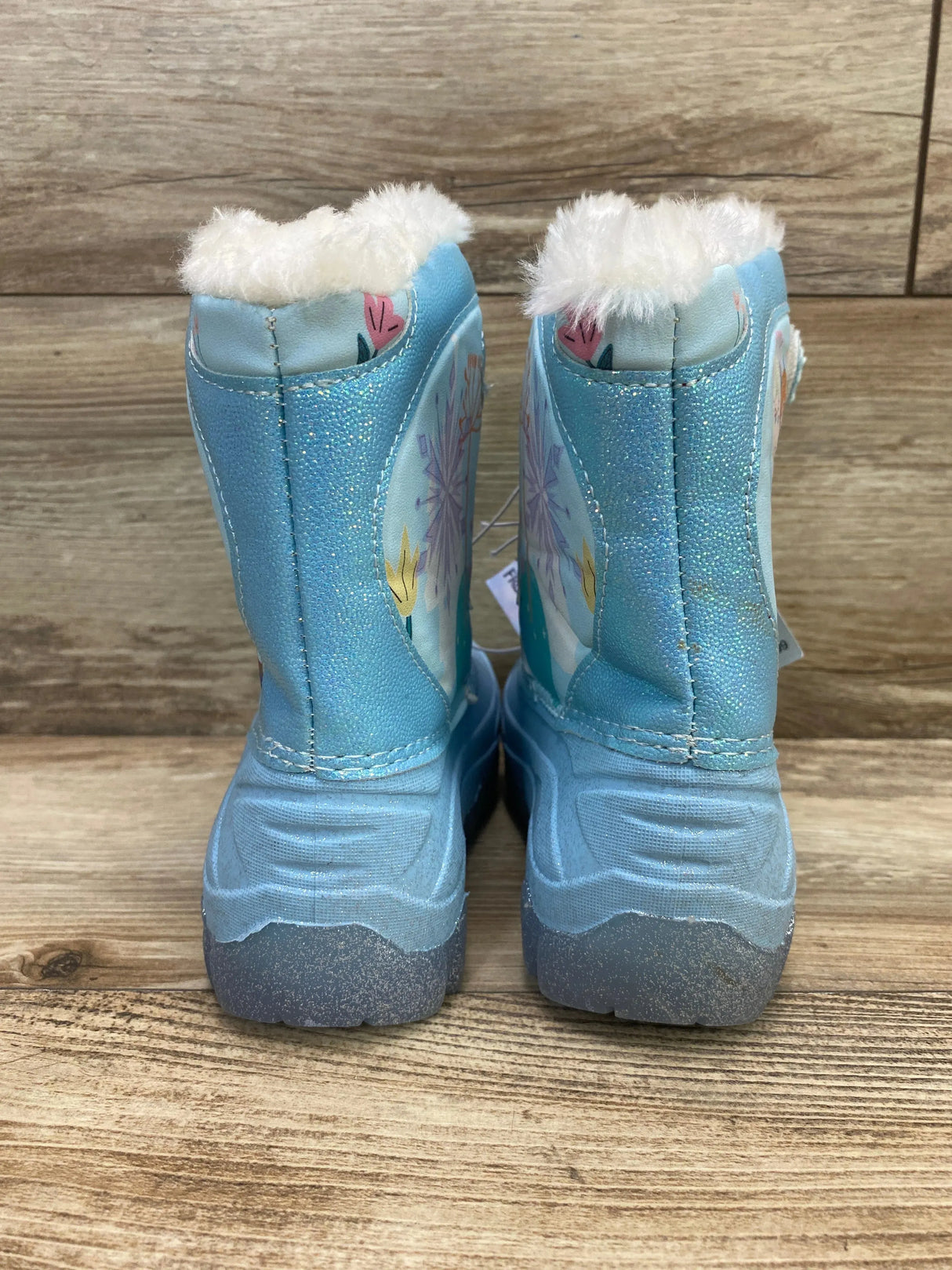 NEW Toddler Girls' Frozen Light-Up Winter Snow Boots sz 12c