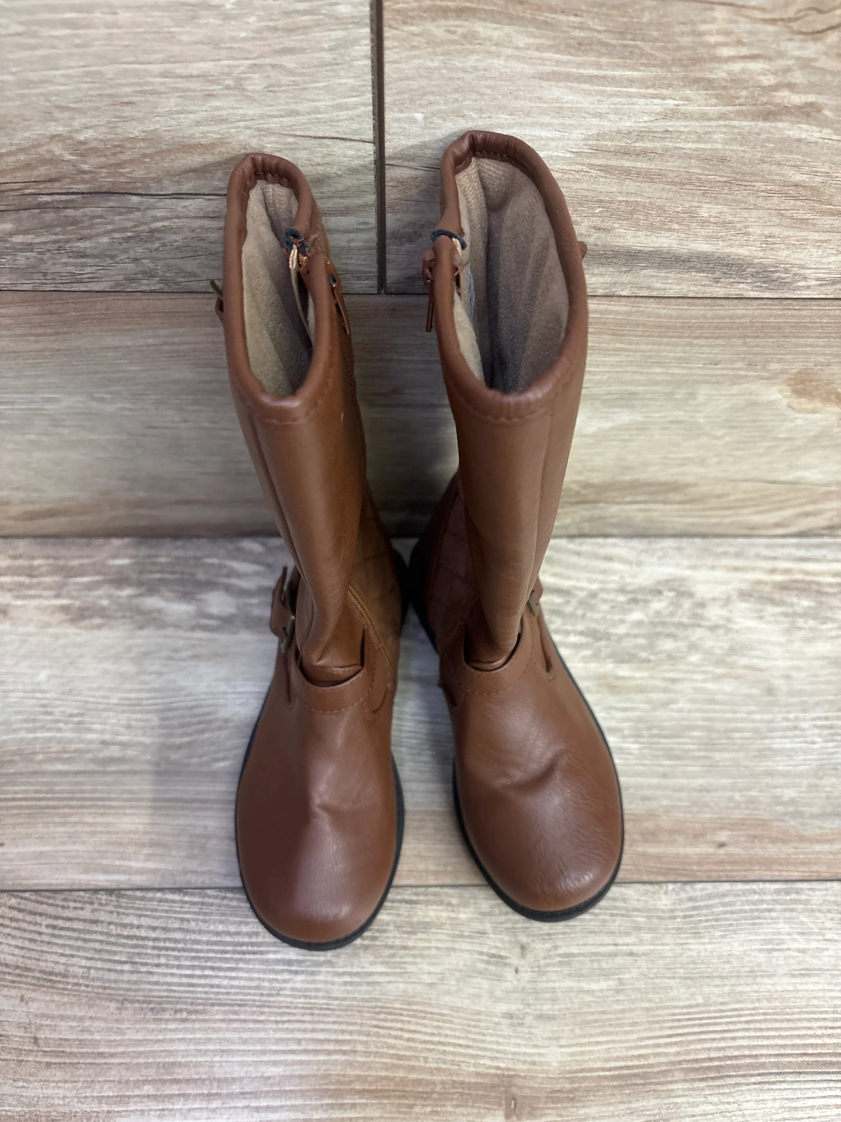 Rachel Shoes Tall Boots Brown sz 12c