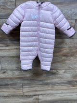 Nike Water Resistant Swoosh Snowsuit Pink sz 9m