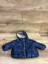 Baby Gap x Disney Mickey Mouse Puffer Jacket Navy sz 0-6m