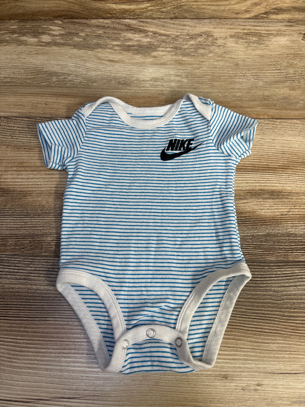 Nike Striped Bodysuit Blue sz 6m