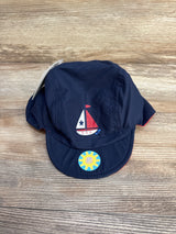 NEW Little Me Sun Flap Hat Navy sz 2T-4T