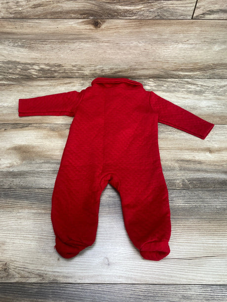 Kyle & Deena Shawl Collar Santa Coverall Red sz 3-6m - Me n Mommy To Be
