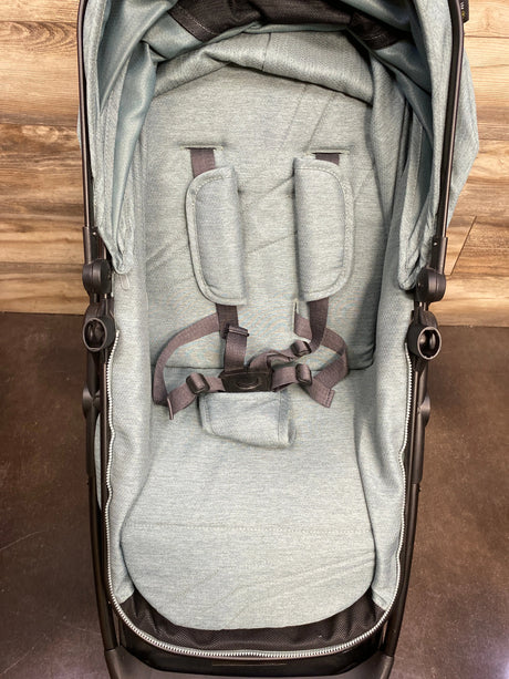 Mompush Wiz Stroller + Adapters in Sage - Me n Mommy To Be