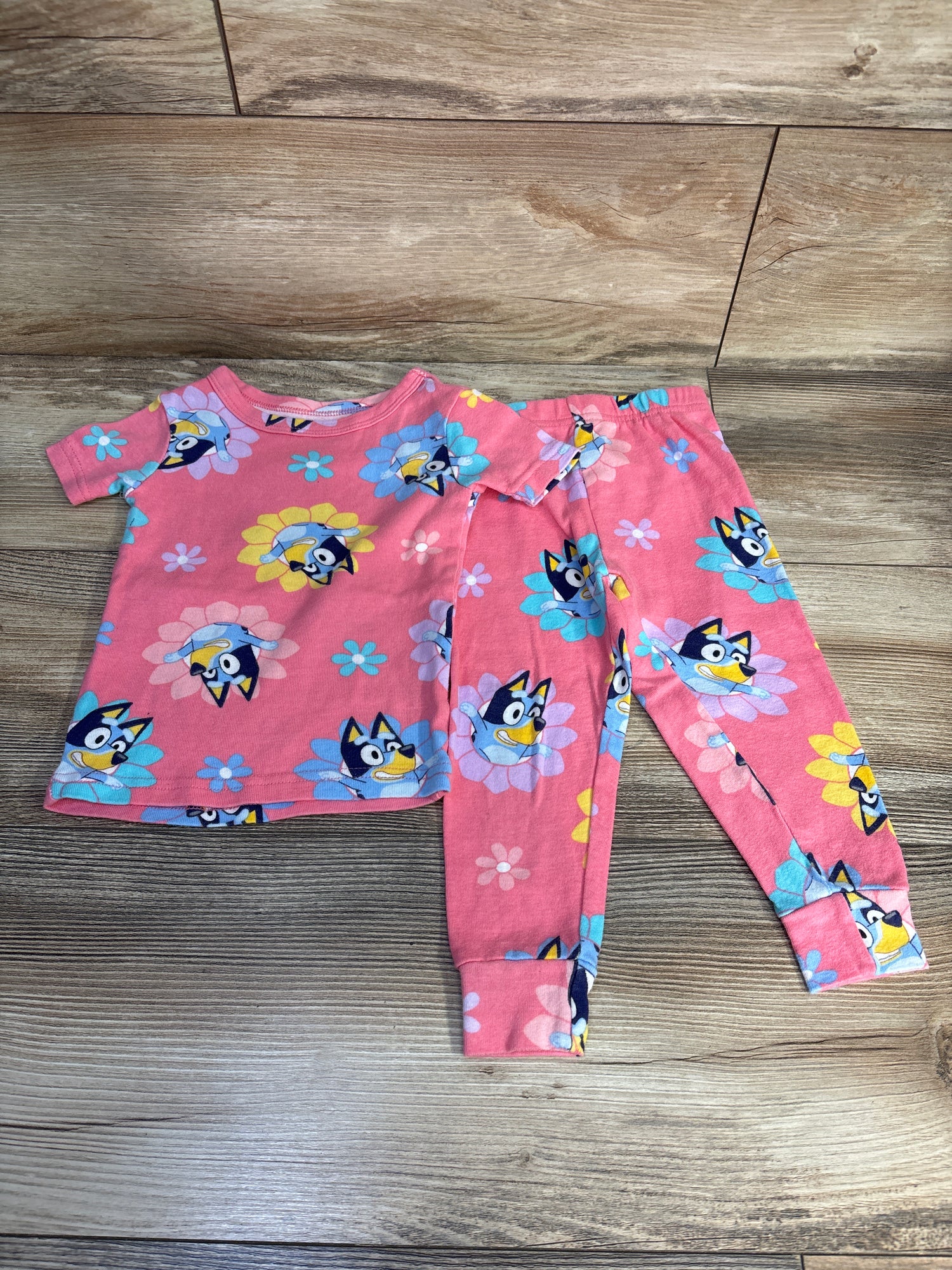 Bluey 2pc Pajama Set Pink sz 2T