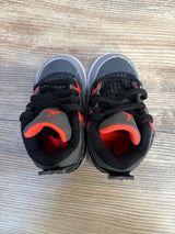 Air Jordan 4 Retro TD 'Infrared' Sneakers sz 4c