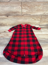 Carter's Buffalo Plaid Fleece Sleep Sack Red sz 3-6m
