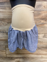 Motherhood Maternity Full Panel Pull On Shorts Blue sz XL