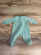 Carter's Striped Chameleon Sleeper Green sz 3m