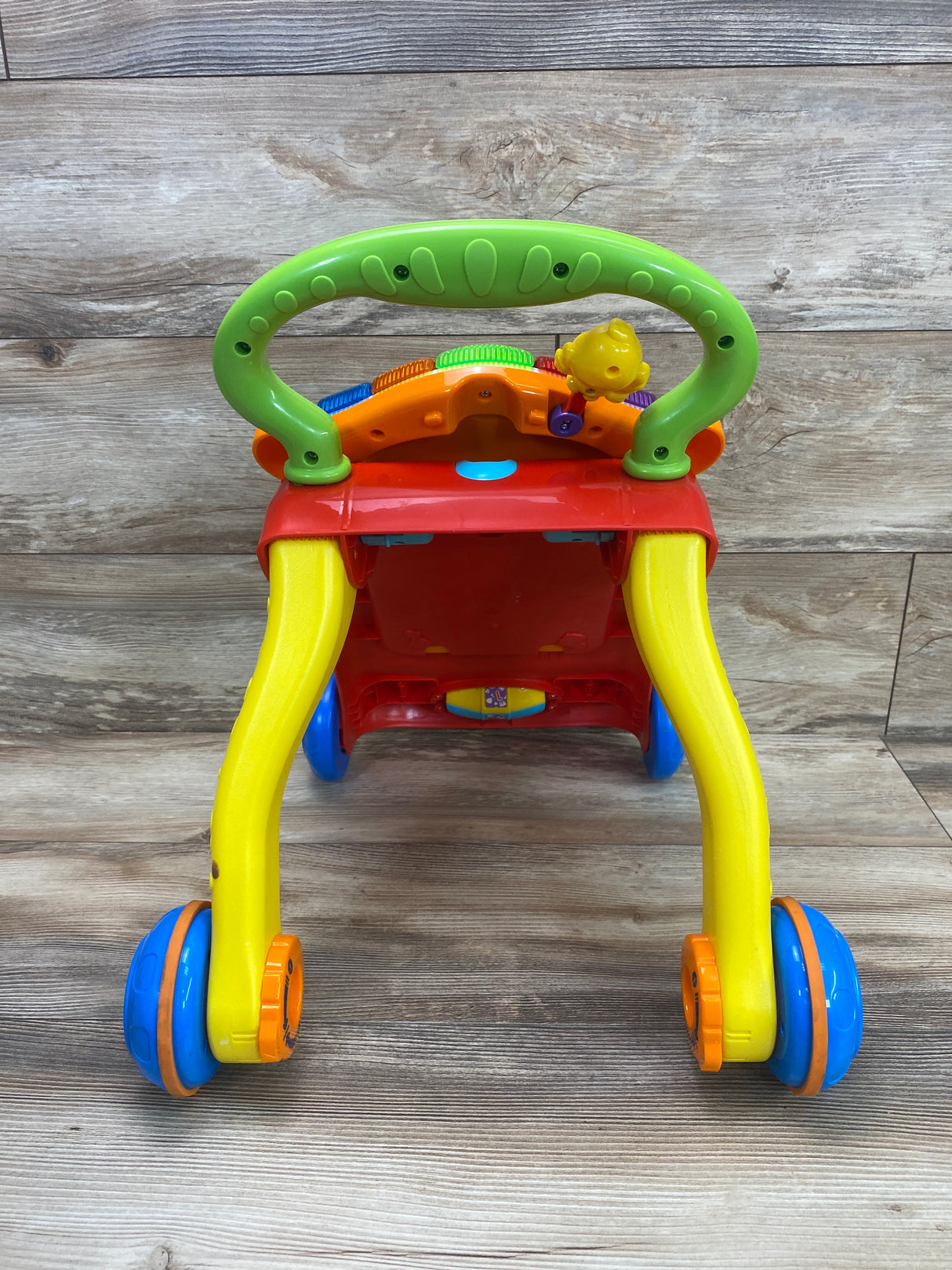 VTech Sit To Stand Stroll and Discover Activity Walker Green