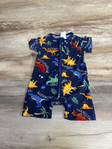 Dinosaur Zip Romper Navy sz 3-6m