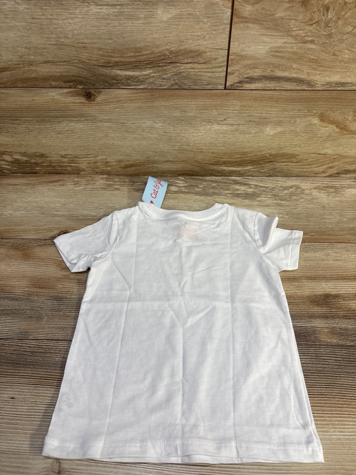 NEW Cat & Jack Shirt White sz 4T