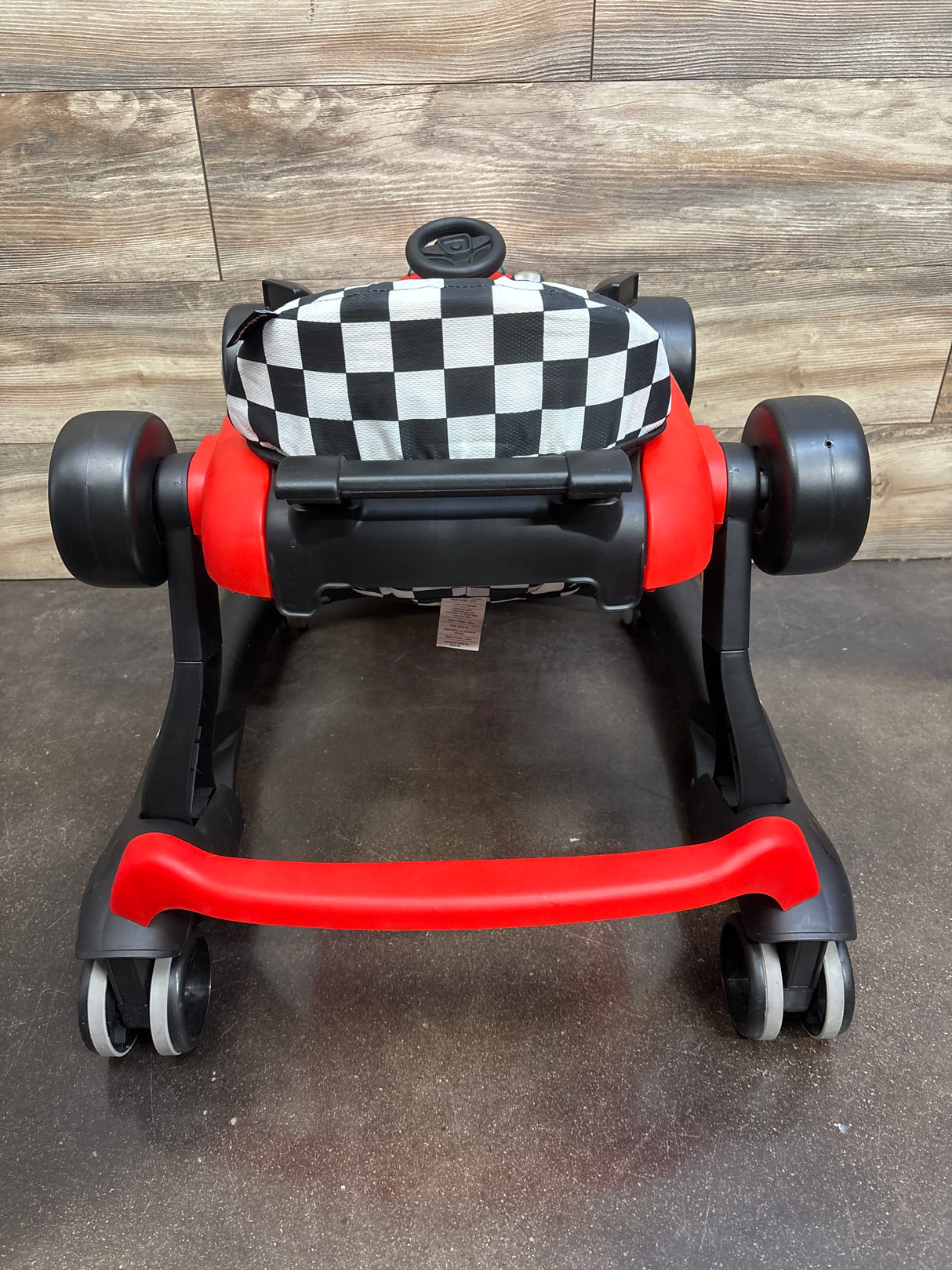 Baby Joy 4-in-1 Foldable Baby Activity Racecar Walker Red